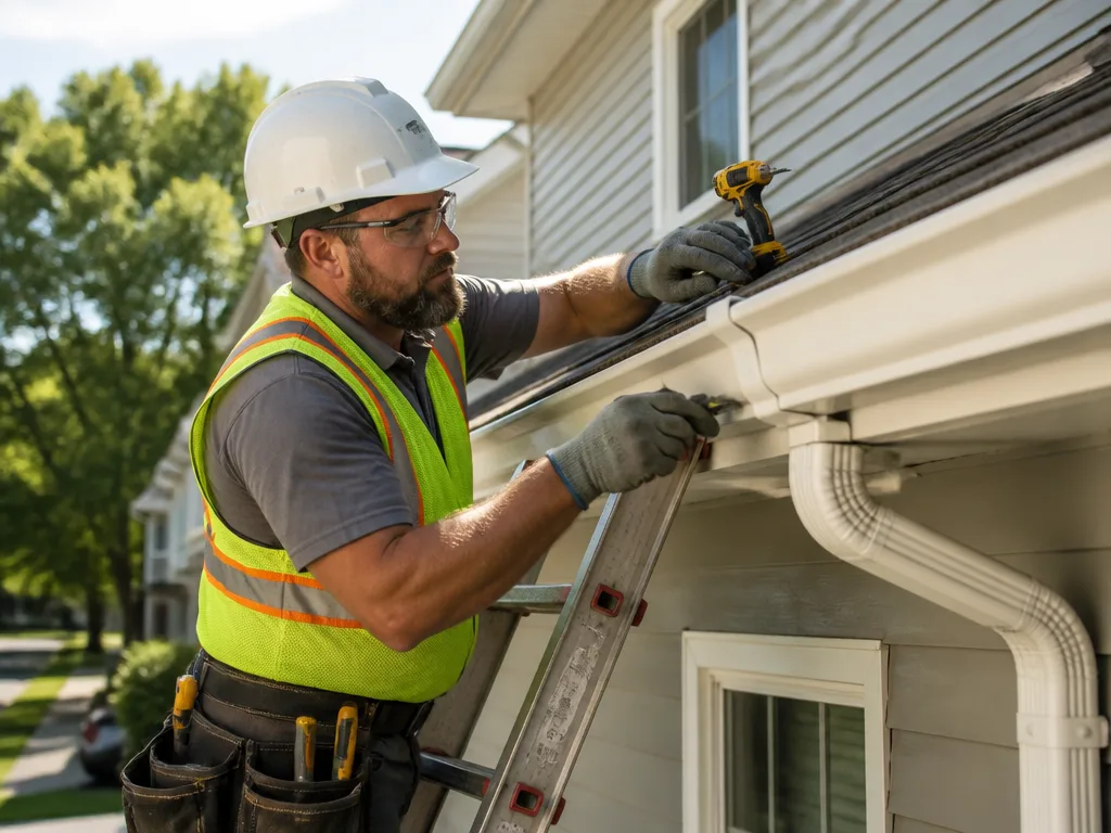 Vinyl Gutter Installation